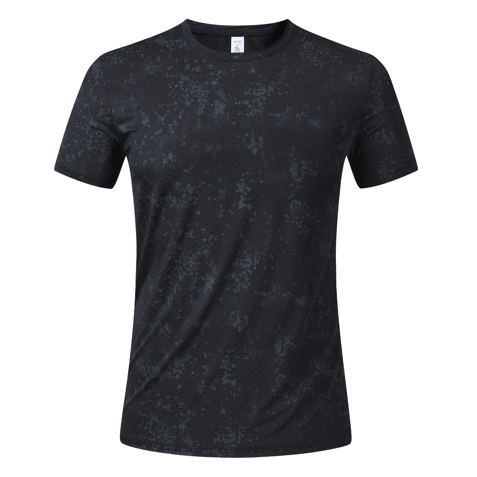 

New Mens Running Shirts Sports Tops Fitness Gym T-Shirts Short Sleeve Shirt Clothing Track Field Elastic Breathable Quick Drying