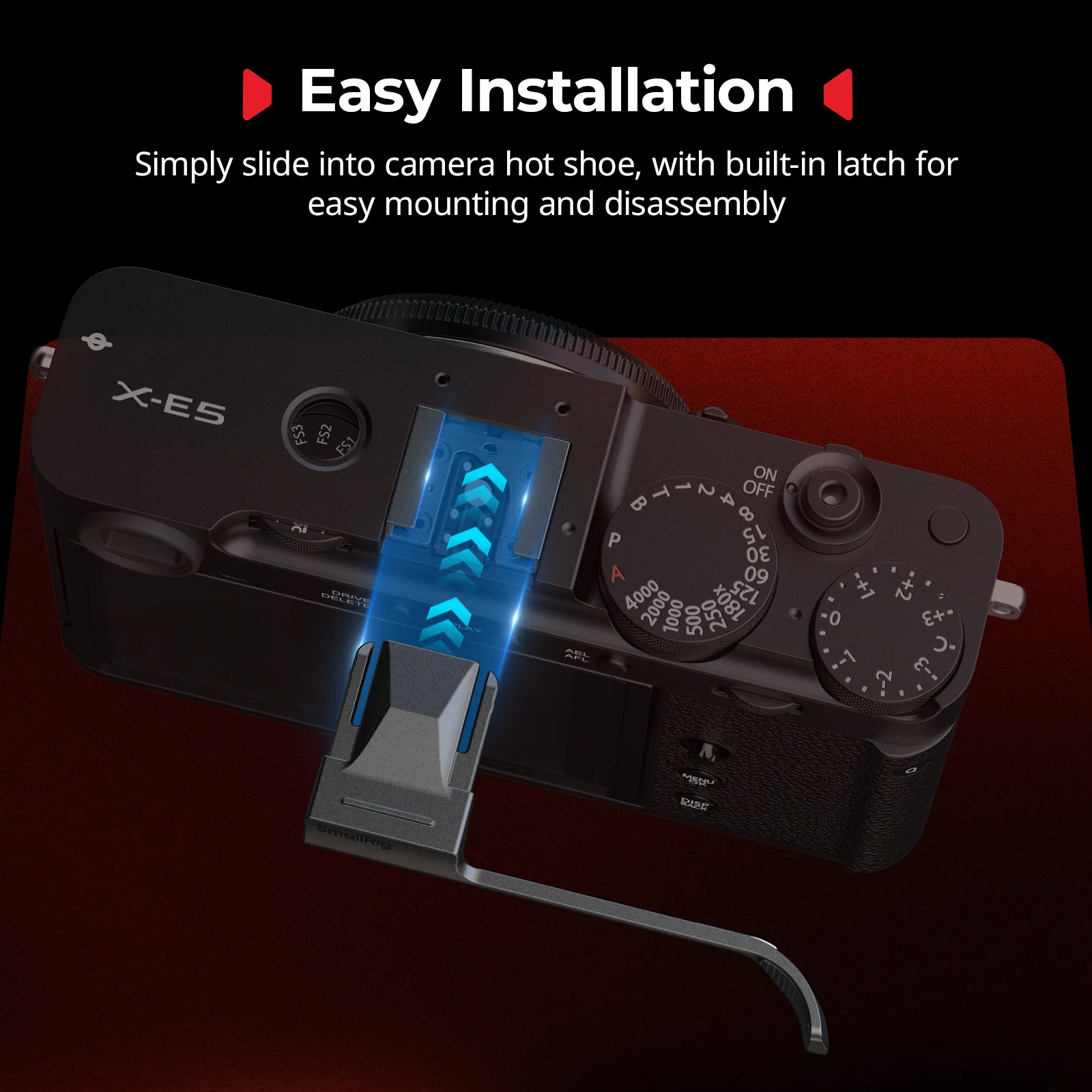 SmallRig X-E5 サムグリップ 富士フイルム X-E5 シルバー/ブラック