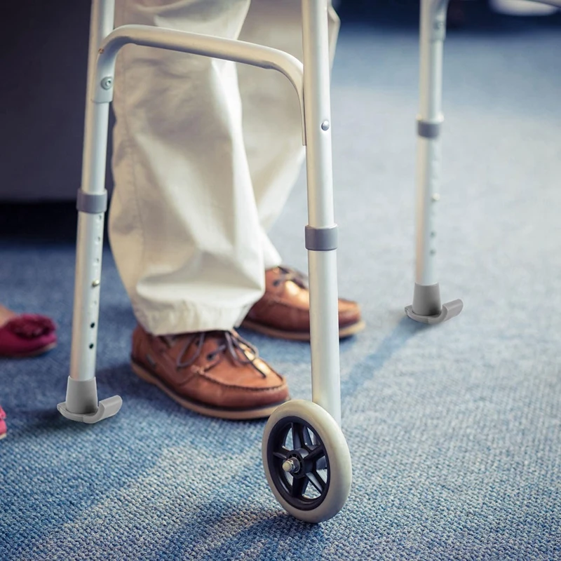 ووكر سكي جلايدز، 4 قطع من ملحقات أقدام المشاية شديدة التحمل لأداة أنابيب 1 1/8 بوصة #4