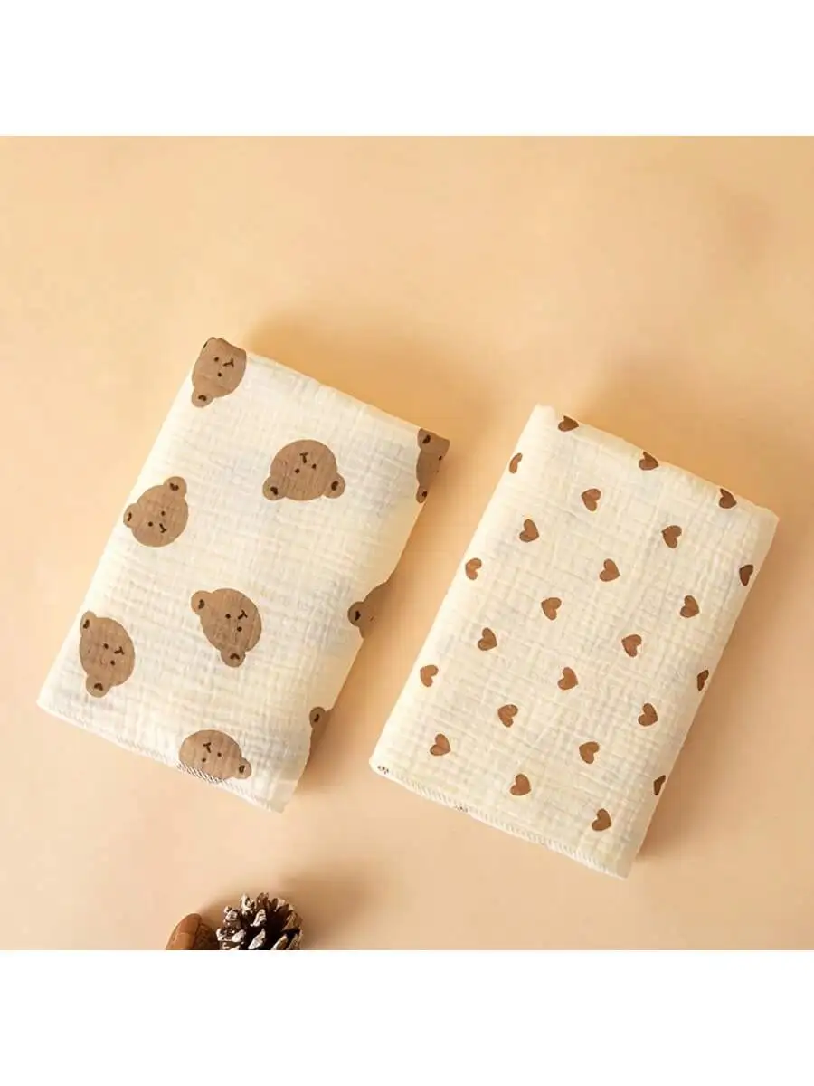 قطعة واحدة من بطانية قماط الموسلين للأطفال، منشفة لف غرفة التوصيل لحديثي الولادة، متعددة الوظائف ومتعددة الاستخدامات، قابلة للغسل بشكل متكرر، ناعمة وصديقة للبشرة، مريحة لاستخدام الطفل، مناسبة كهدية