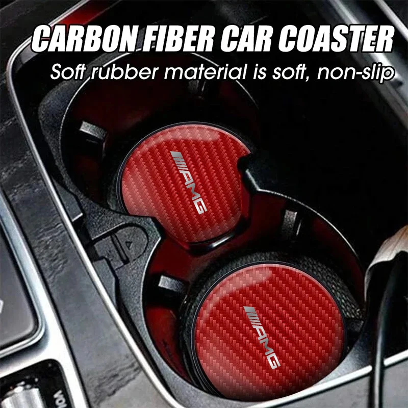 

Car Cup Holder Coaster Silicone Cup Holder Pad For Mercedes Benz W201 A Class GLA W176 CLK W209 W202 W220 W204 W203 W210 W124