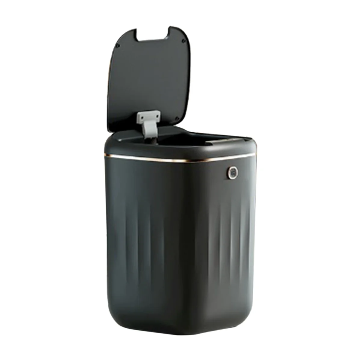 Smart Trash Can Automatic Sensor Garbage Bin Capacity Induction Trash Can for Kitchen Bathroom Black