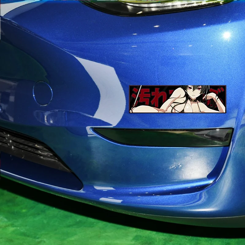 Interesting for Sexy Anime Car Slap Window Bumper Vinyl Decal Sticker JDM Hentai Squad Illest KK Vinyl Decals PVC
