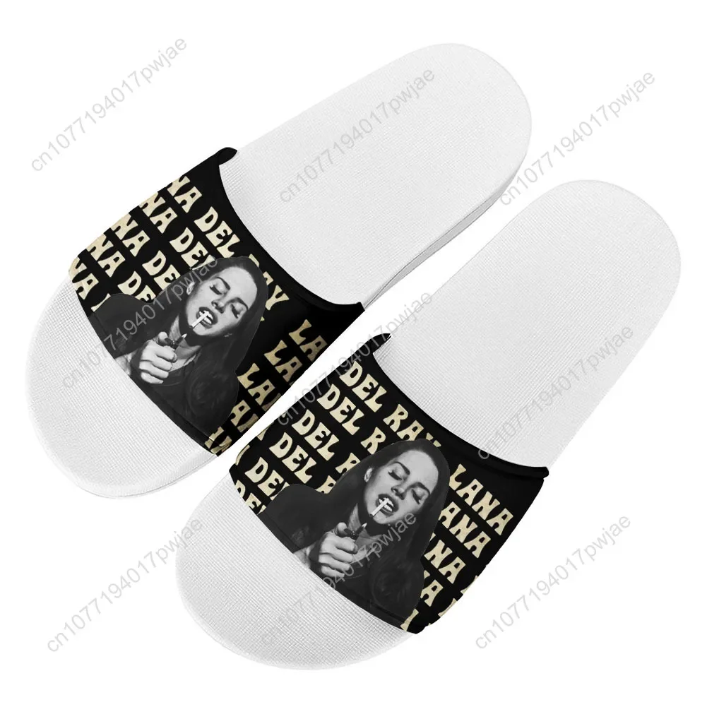 Lana Del Rey Singer Slippers Home Water Shoes Mens Womens Summer Slipper Retro street Indoor Outdoor Shower light Pool Sandals