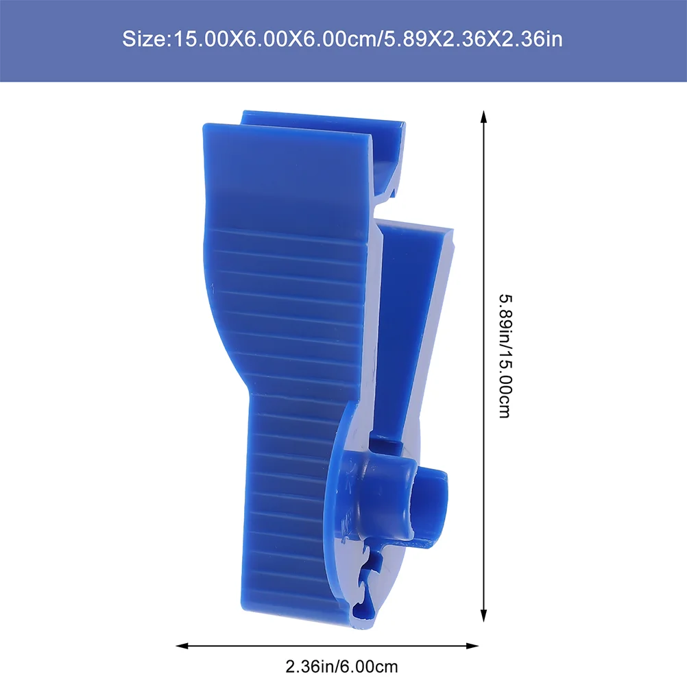 Morsetto per tubi permeabile da 5 pezzi ABS Clip per il controllo del flusso peritoneale Clip in plastica accessorio per peritoneo forniture per dialisi