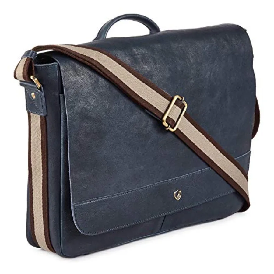 

Real Leather Laptop Bag Men Women Distressed Vintage Messenger Satchel Shoulder Bag Up To Fit 16 Inch