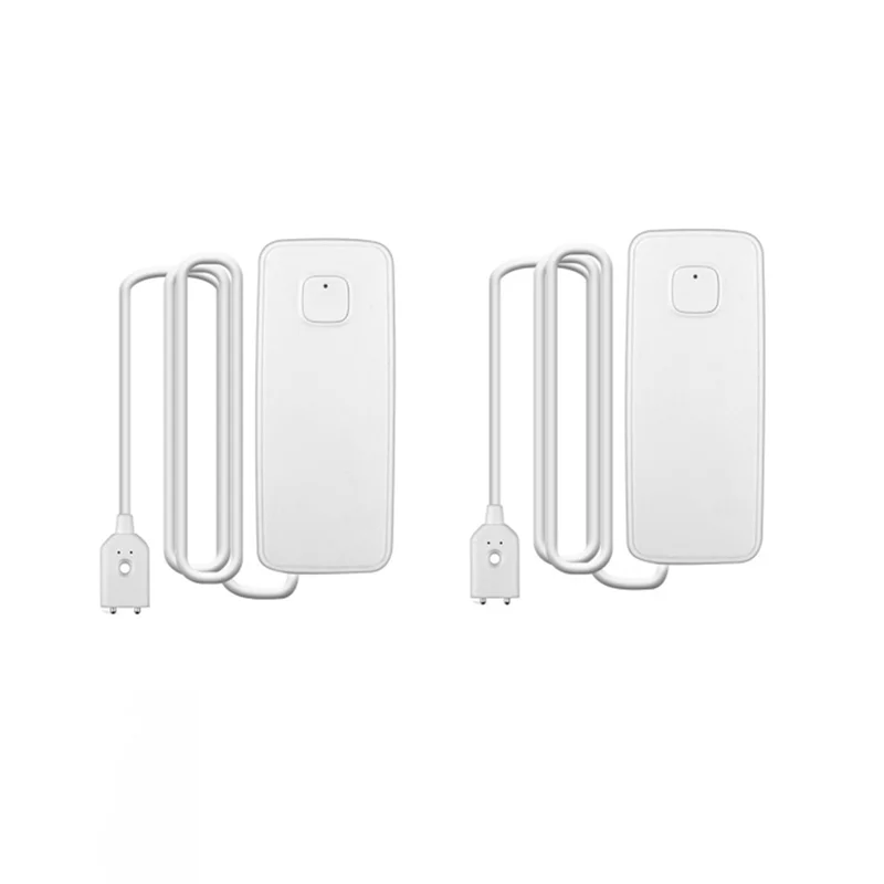 

ABUO-Tuya Wi-Fi умный датчик утечки воды 80 дБ звуковая сигнализация, 2 шт. удаленный мониторинг детектор уровня перелива воды обнаружение