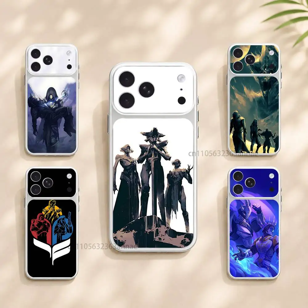 Destiny 2 Game Silicone Repeatedly Pasted For iPhone 17 Pro 17ProMax Back Sticker Cover