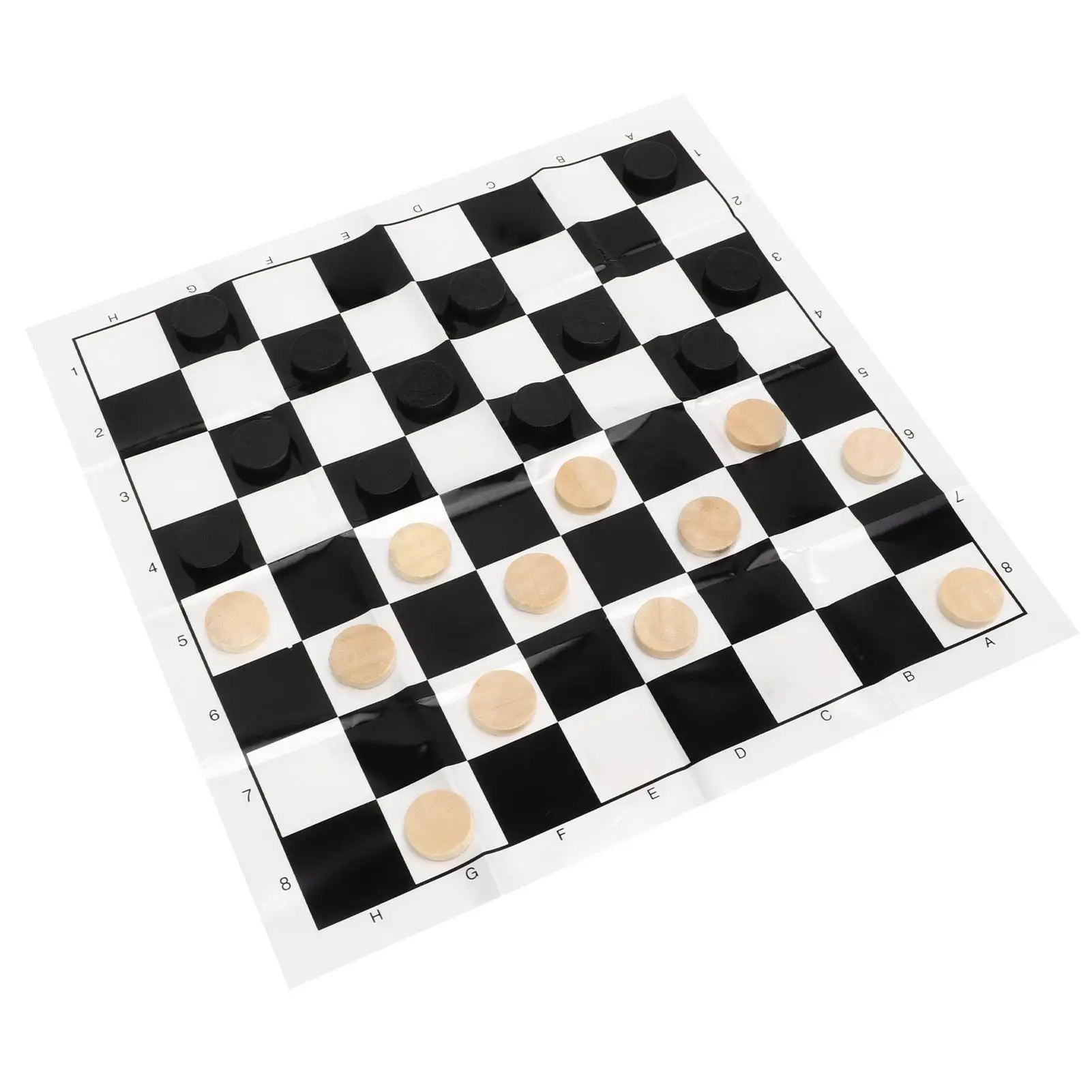 International Checkers Set - Safe Pieces & Chessboard for Family Gatherings