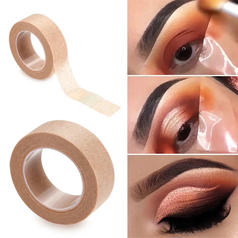 Rollo de cinta adhesiva doble para párpados, adhesivo Invisible Natural de un solo lado para levantar los ojos, sombra de ojos, delineador de ojos,