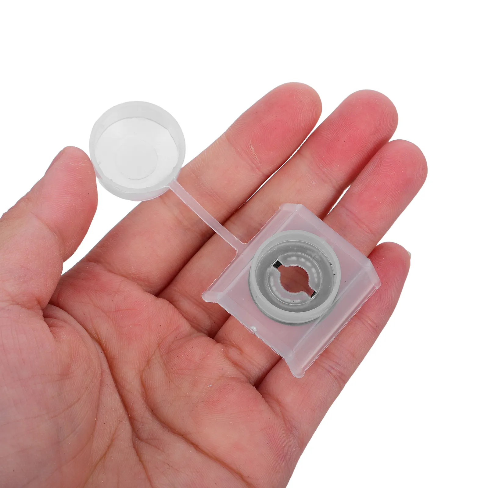 100Pcs Roof Tile Screw Strap Caps Plastic Waterproof Screw Protector Cover Rustproof Leak Proof for Metal Roofing