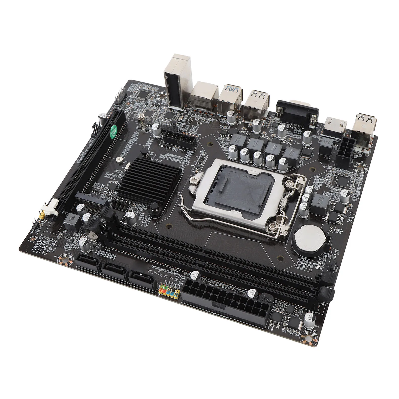 لوحة أم للكمبيوتر ITX H110 لوحة أم للكمبيوتر DDR4 USB3.0 M.2 Nvme لوحة رئيسية للألعاب للوحة أم للكمبيوتر LGA 1151