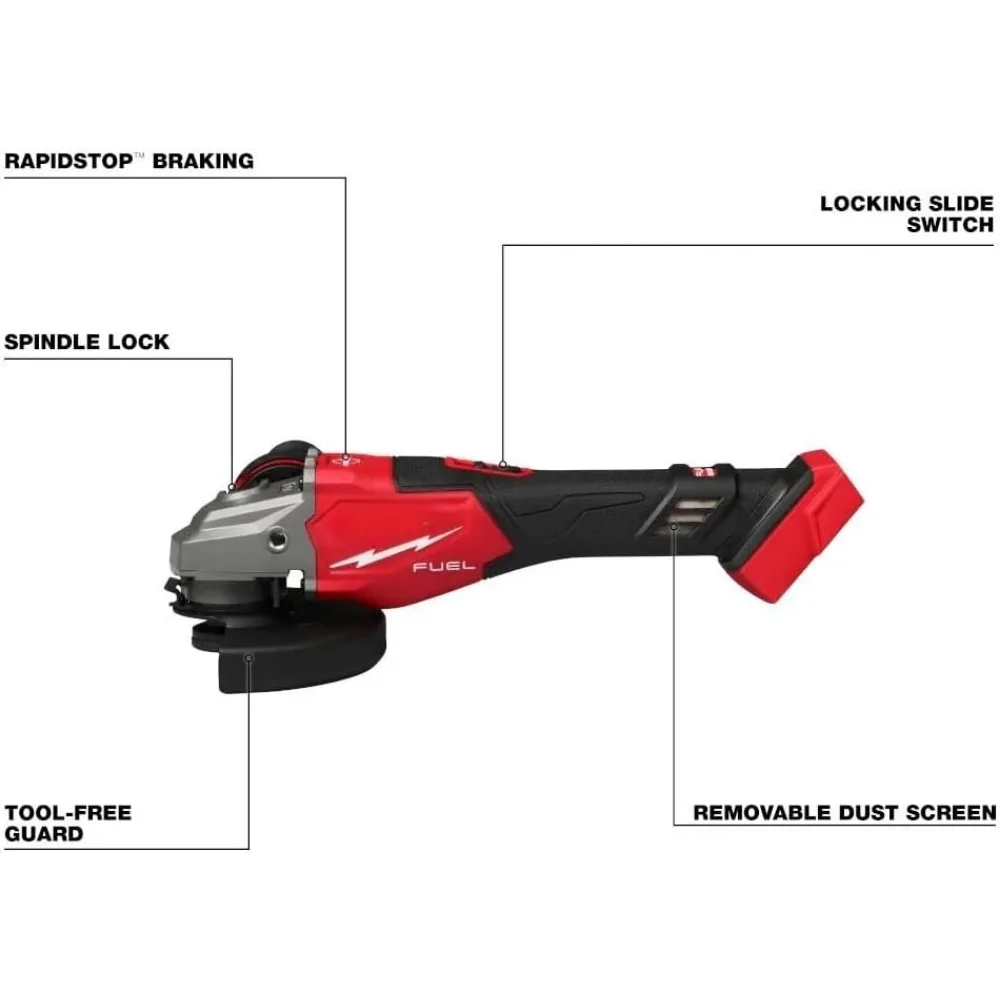 Industrial Grade 7-Inch Air Angle Grinder with High Torque for Heavy-Duty Applications