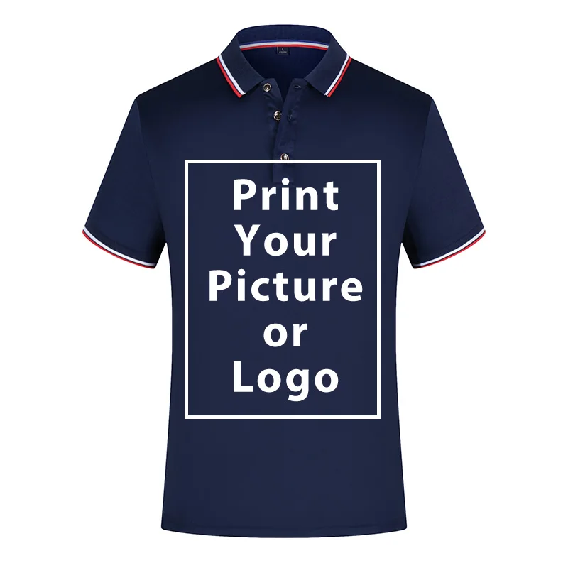 Custom Uniform Company Group Team Shirt Print Photo/Logo Unisex Solid Color Short Sleeve O neck  Shirts For Women and Men