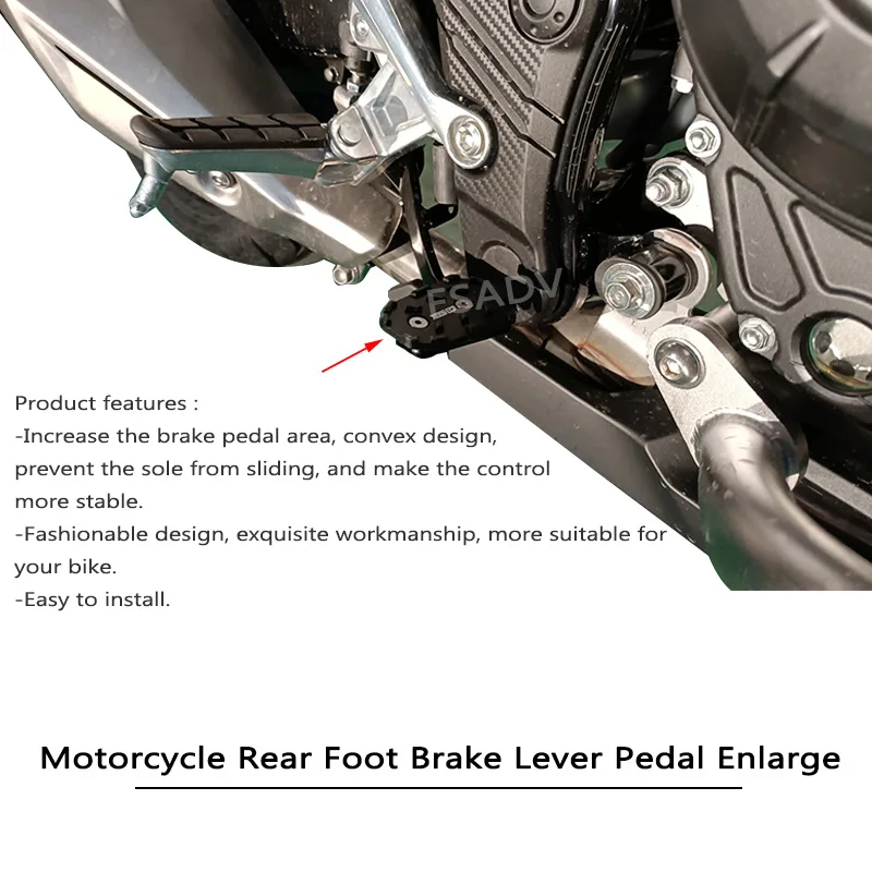 For Honda CB500X CB 500X CB 500 X 2019-2023 Motorcycle Accessories Rear Foot Brake Lever Pedal Extension Pad Enlarge Extender