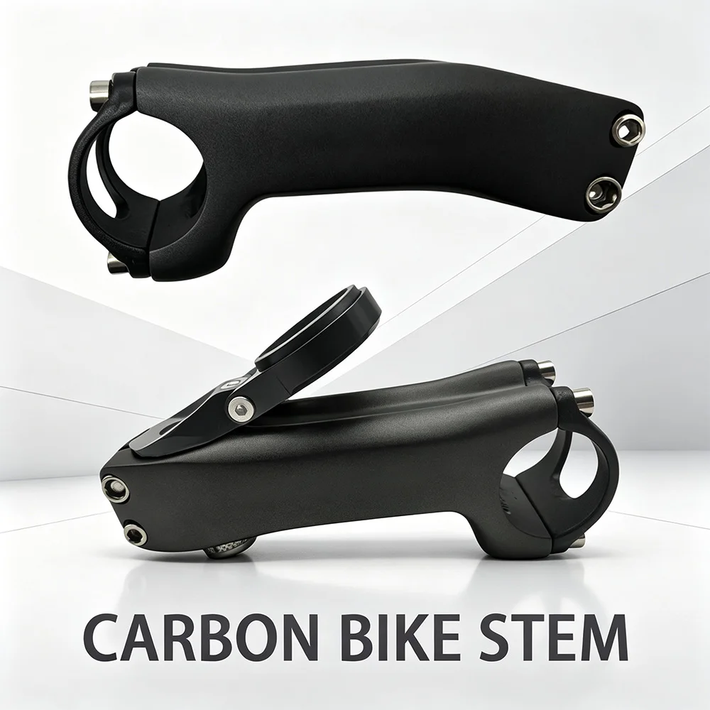 Verstellbarer Carbon-Fahrradvorbau 6/17 Grad 70-130mm Steuerrohr-Zubehör für MTB und Rennräder – Detail 2