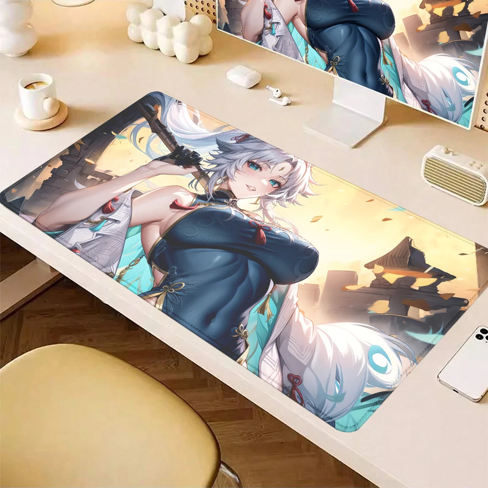 

HD printing Honkai Star Rail feixiao Computer Mouse Pad Desk Office Accessories Cabinet Keyboard Gaming Mat XXL Large Mause Pad