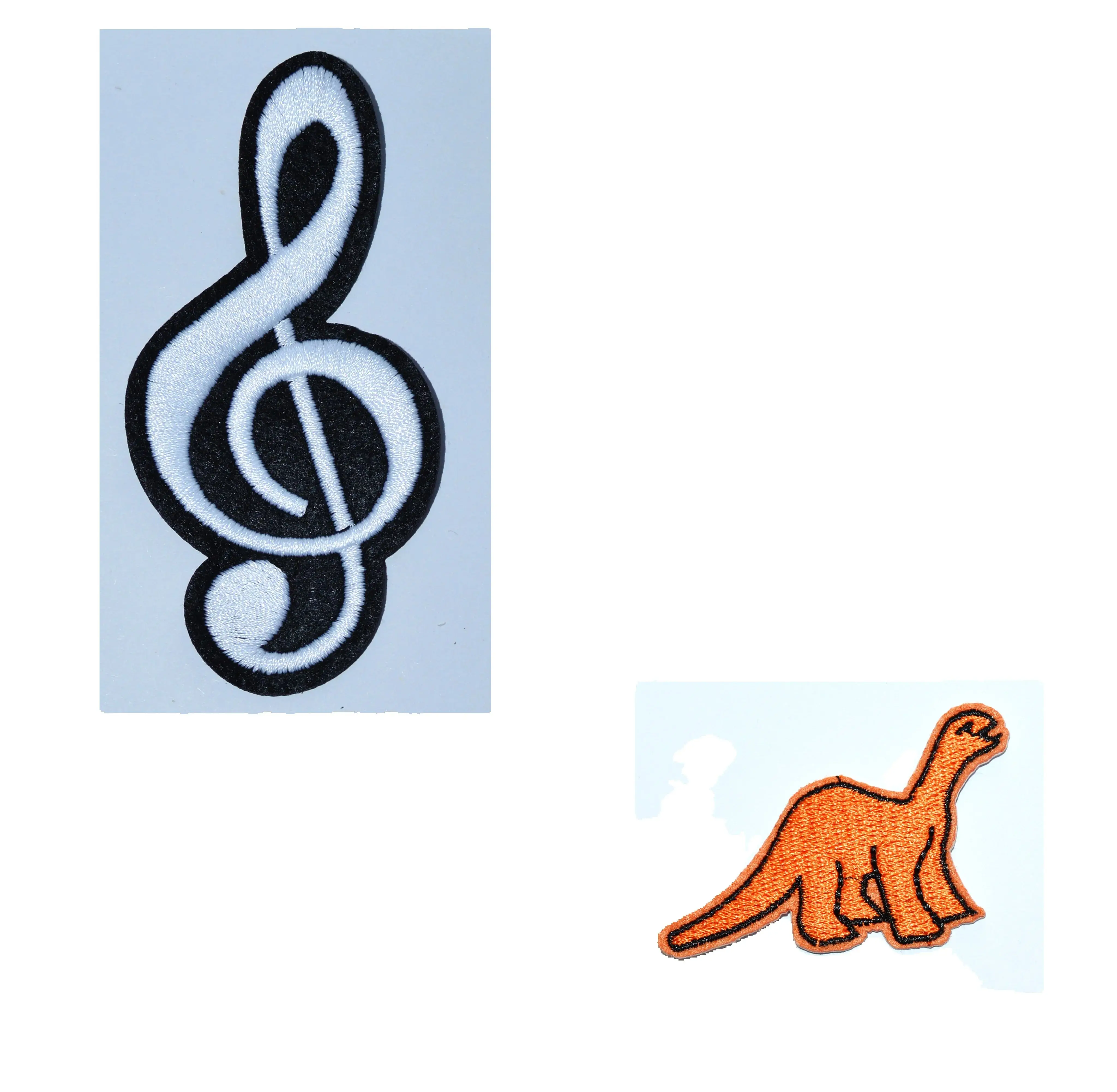 

Musical notes G clef ~ eighth music scale classical Iron On Patches, sew on patch,Appliques, Made of Cloth