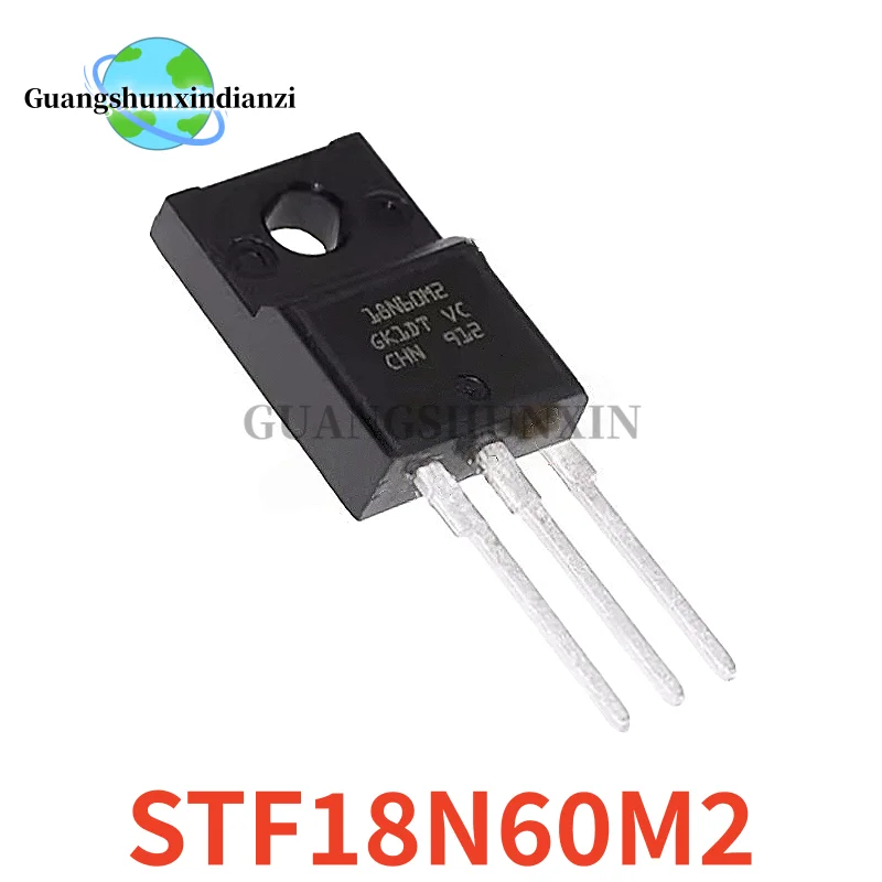 10-20PCS 100% New 18N60M2 STF18N60M2 TO-220 MOS Field effect transistor In Stock