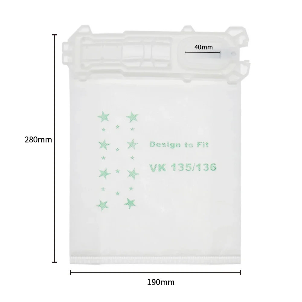 Vacuum Cleaner Bags Dust Bag for Vorwerk Kobold VK 135 VK 136 Series Attachment Sale Vacuum Cleaner Parts