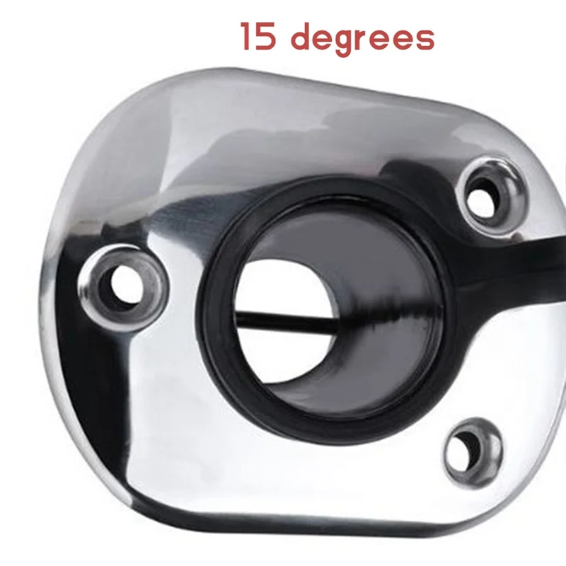 

ABJM-Fishing Pole Stand Stainless Steel Embedded Mount Fishing Rod Holder For Boat Accessories Marine
