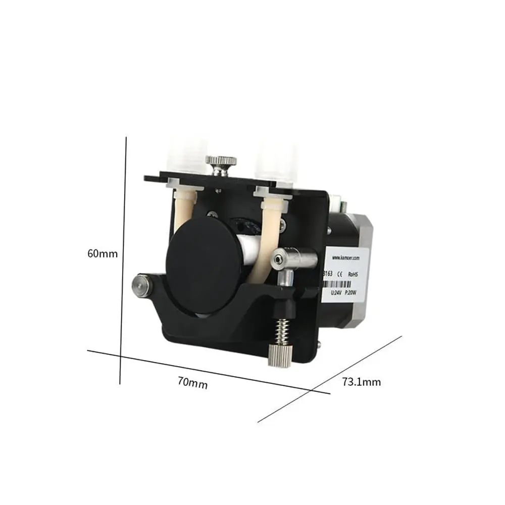 Kamoer 0.01ml~155ml/min KCSmini Low Flow Peristaltic Pump 24V Stepper Motor High Precision Transfer Pump Adjustable Dosing Pump