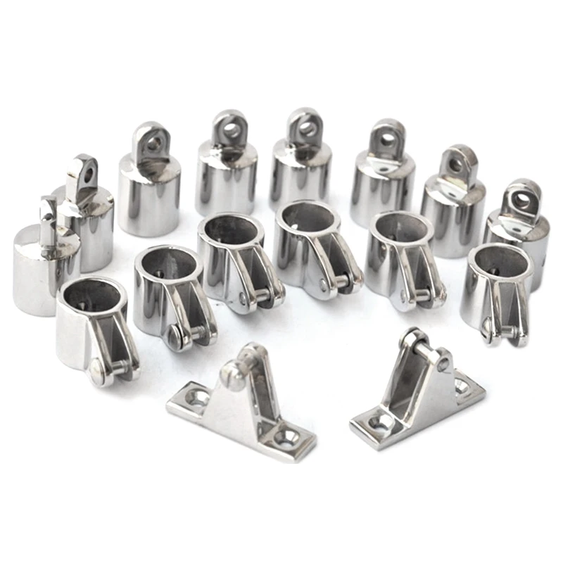 

NEW-Boat Accessories Marine 316 Stainless Steel 4-Bow Bimini Top Boat Stainless Steel Fittings Marine Hardware Set Yacht Accesso