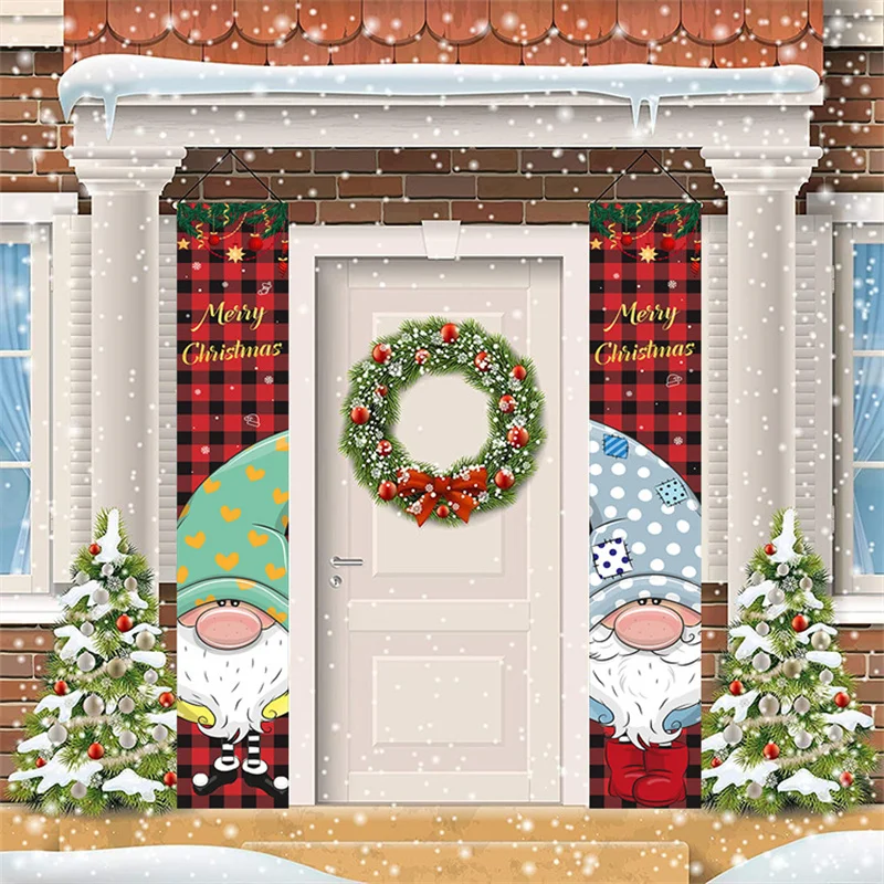 Christmas Banner Of The Festival Great For Winter Parties Exquisite Holiday Decoration Easy To Hang And Disassemble Charming