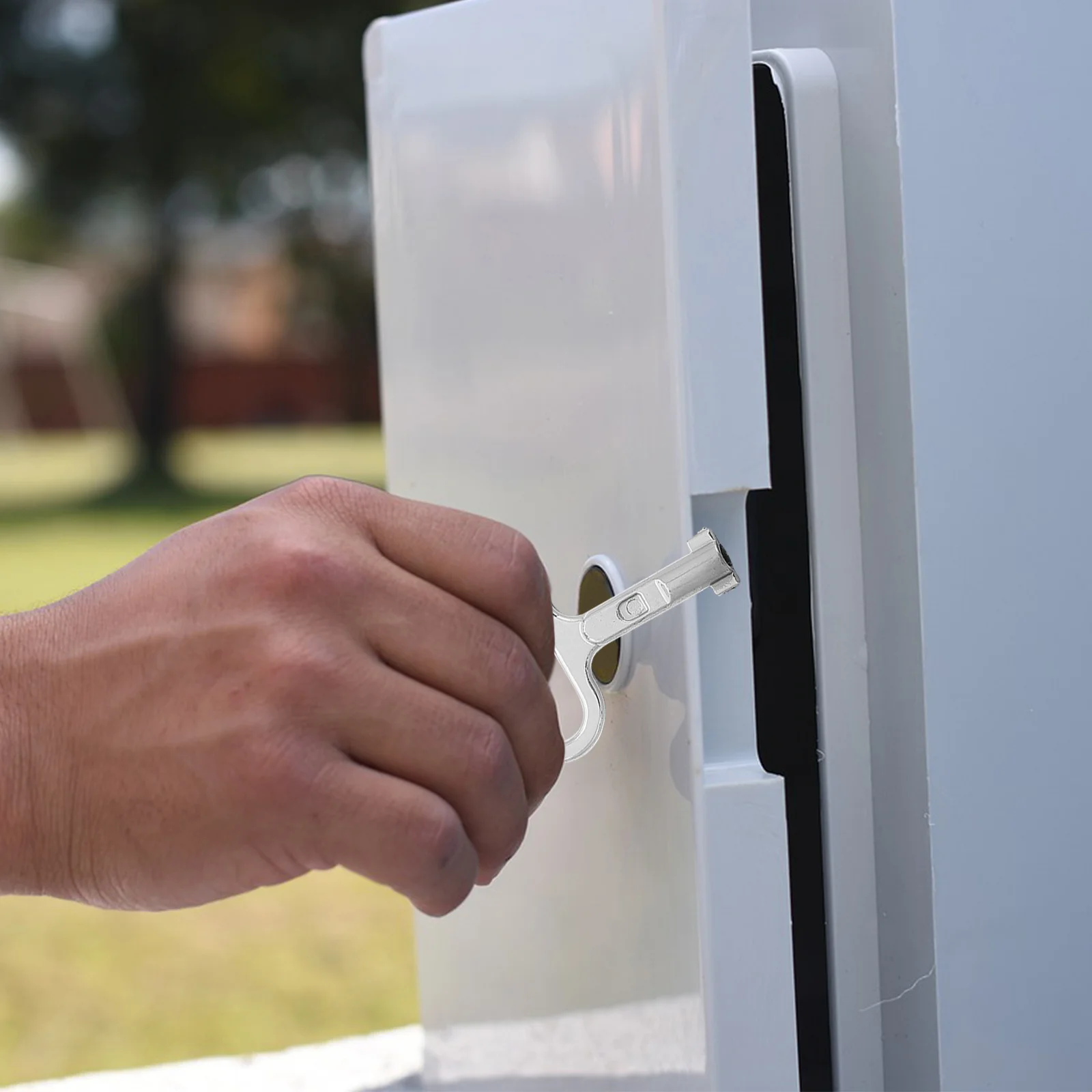Clé de boîte de Distribution, clé utilitaire multifonctionnelle pour vanne d'armoire électrique, compteur d'eau, purge de radiateur, outil d'air