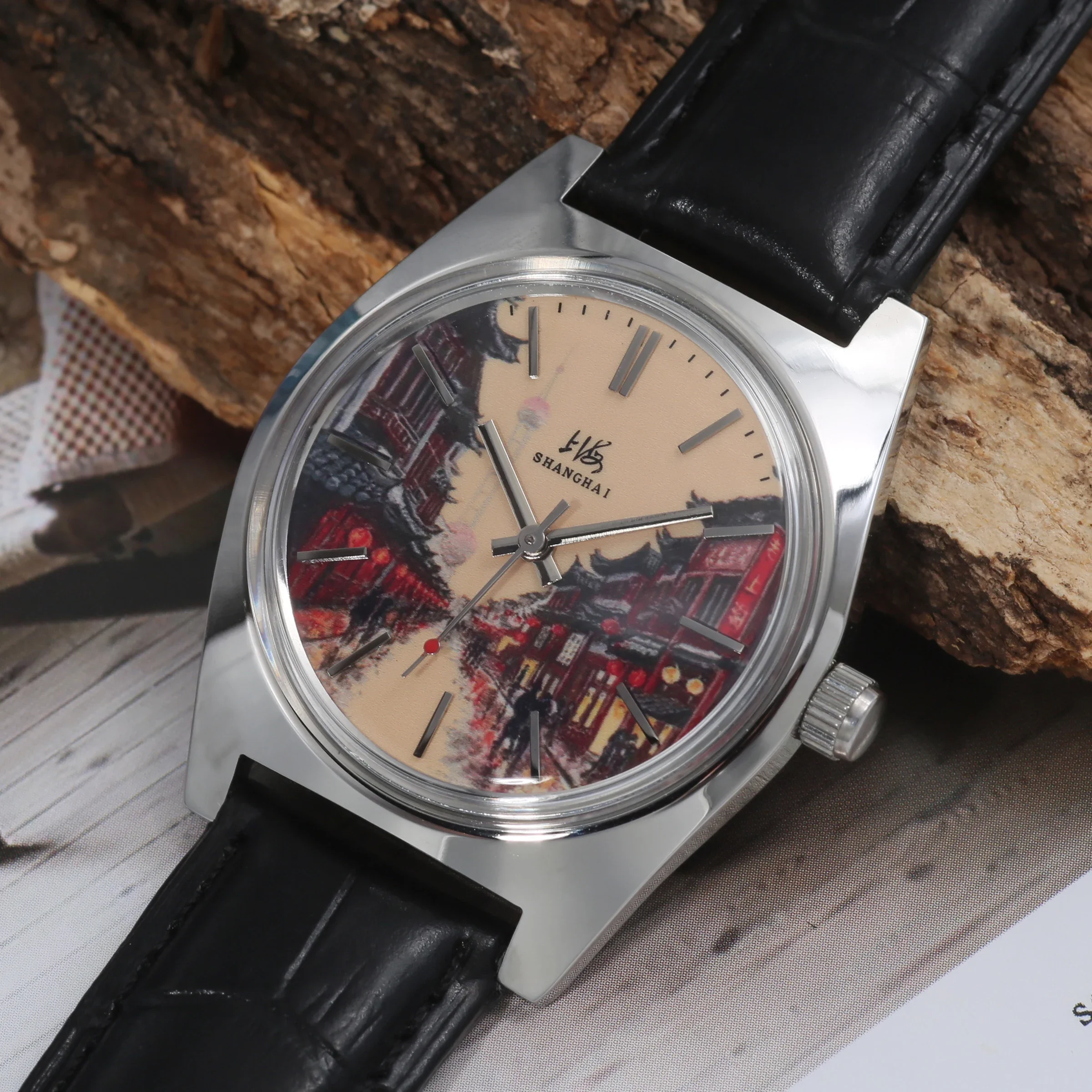 shanghai 36mm Hand-Wind Mechan - Cloisonne Enamel Dial review and price