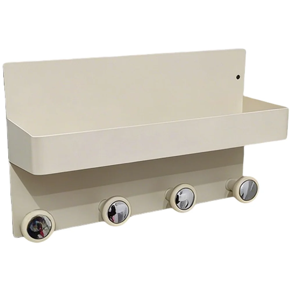 Storage Rack Magnetic Pegboard For Quick Setup Black Sturdy Support Carbon Steel Construction Secure Attachment