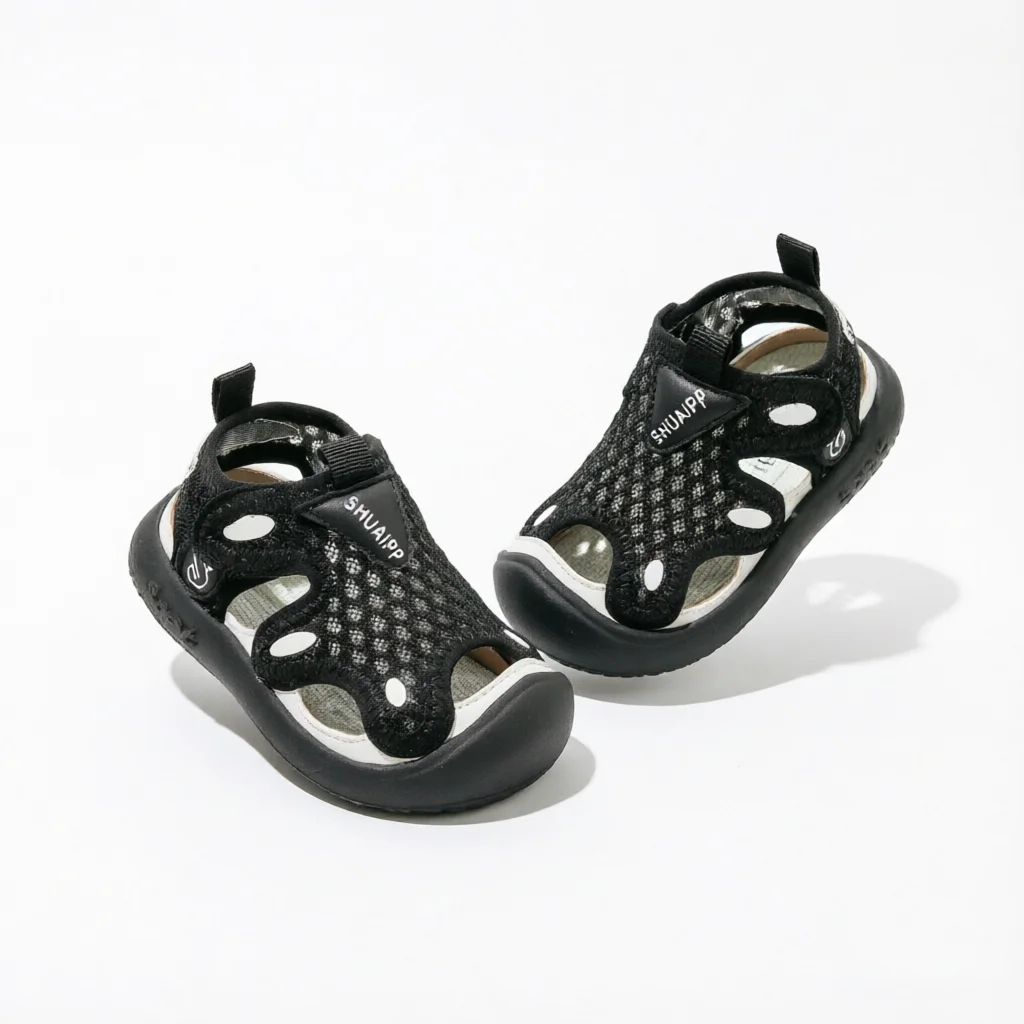 

Breathable Mesh Toddler Shoes Summer Lightweight Anti-Slip Baby Sandals New Casual Walking Shoes for Boys & Girls