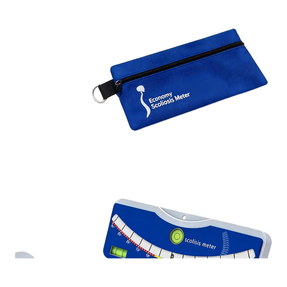 Portable Scoliosis Screening Tool with Bubble Level for Accurate Spinal Curvature Measurement Ruler for Posture Evaluation