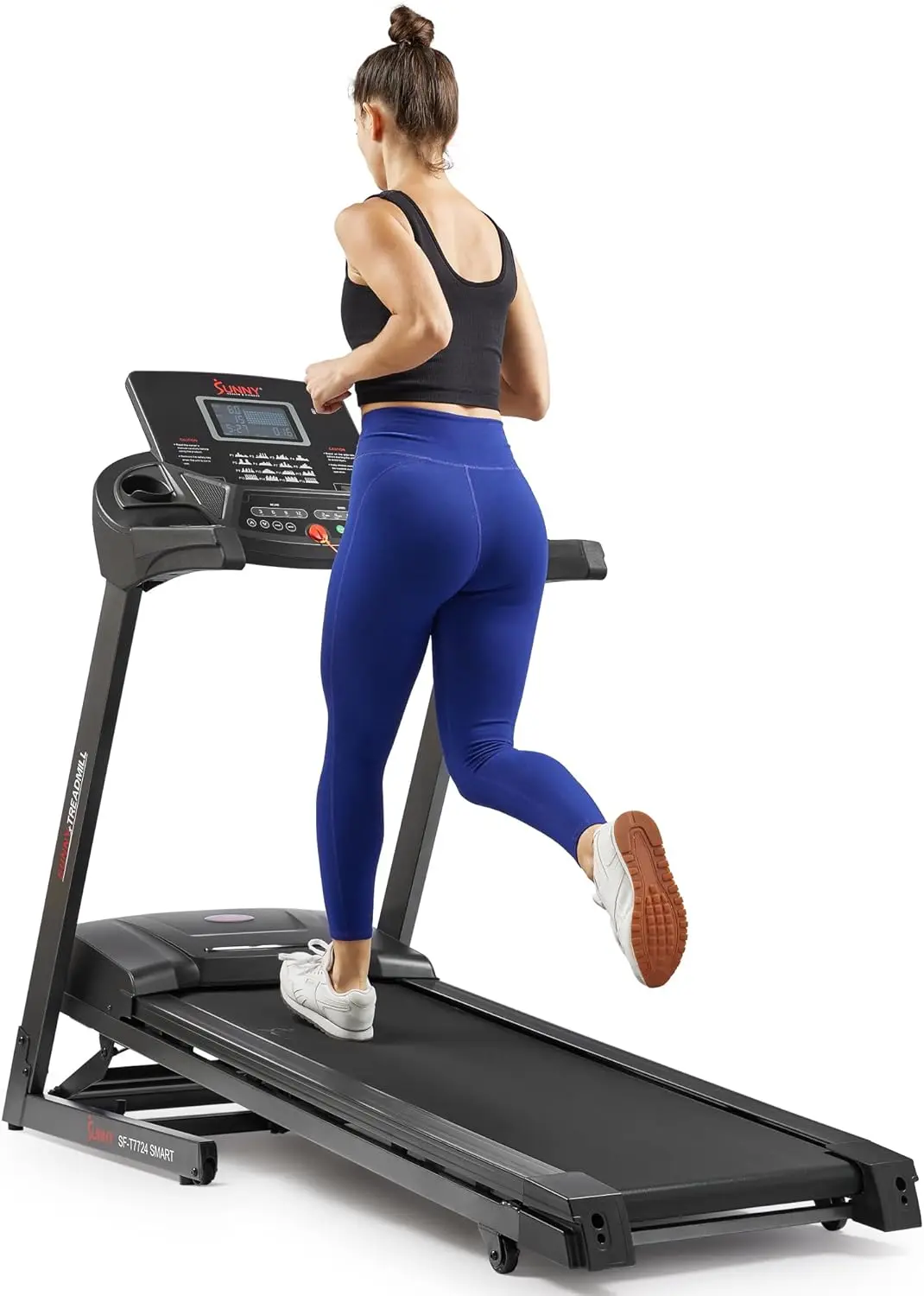 

Health & Fitness Energy Flex Motorized Treadmill with Automatic Incline Easy Foldable Design Pulse Sensors Digital Display