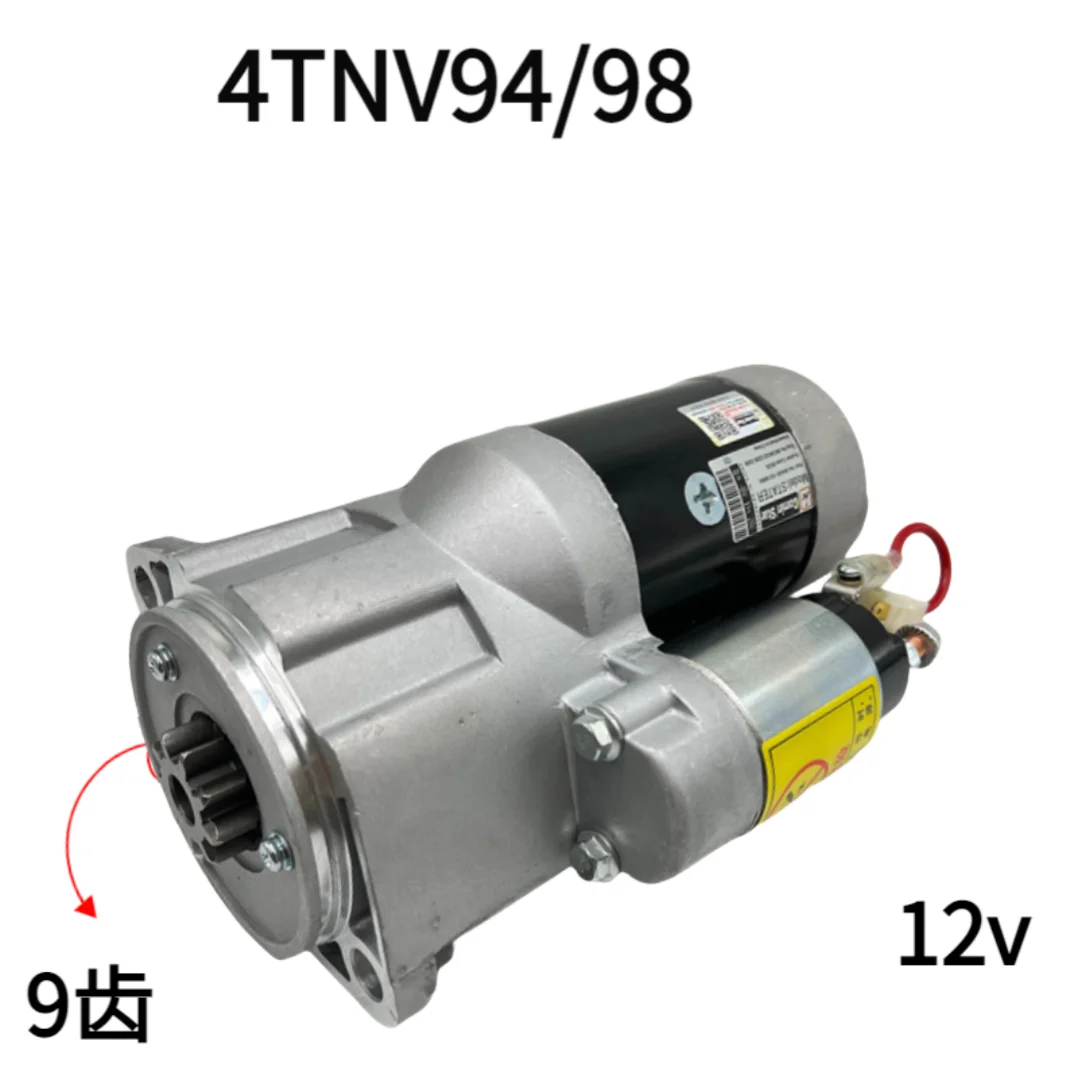 

Hyundai R55 60VS 60-9 75VS 80G-5-7-V Yanmar 4TNV94/98 Starter motor Starter 9T 12V