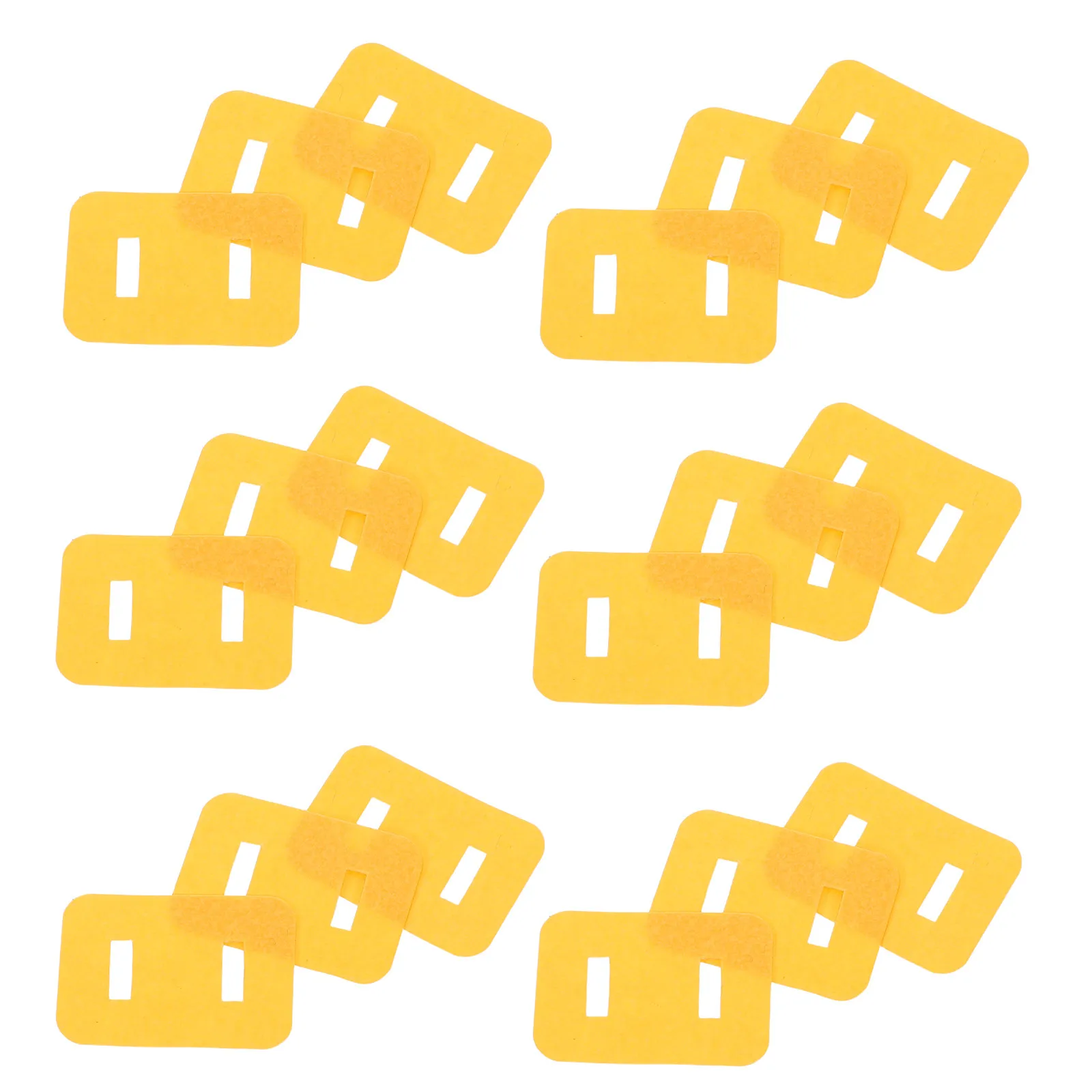 100Pcs Waterproof Double Sided Adhesive Tape Us Plug Fix Strong Bonding Tape for Electronics Mounting Home Office Prevent Plug