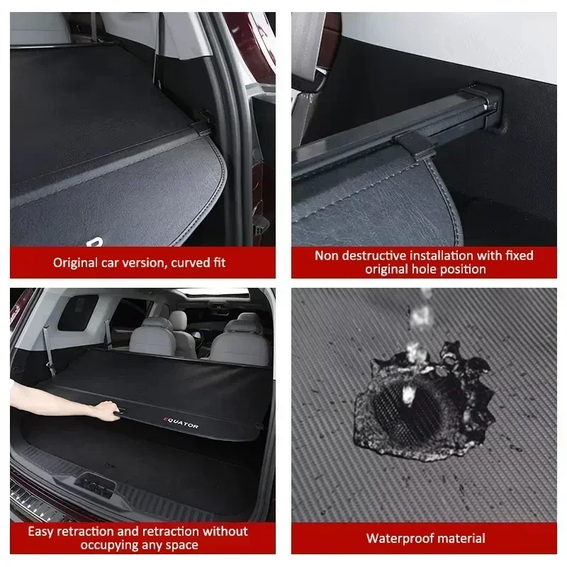 Car Trunk Cargo Cover for Toyota RAV4 RAV 4 XA40 2013-2018 2017 2016 2014 Auto Accessories Luggage Rear Curtain Tray Anti-peep