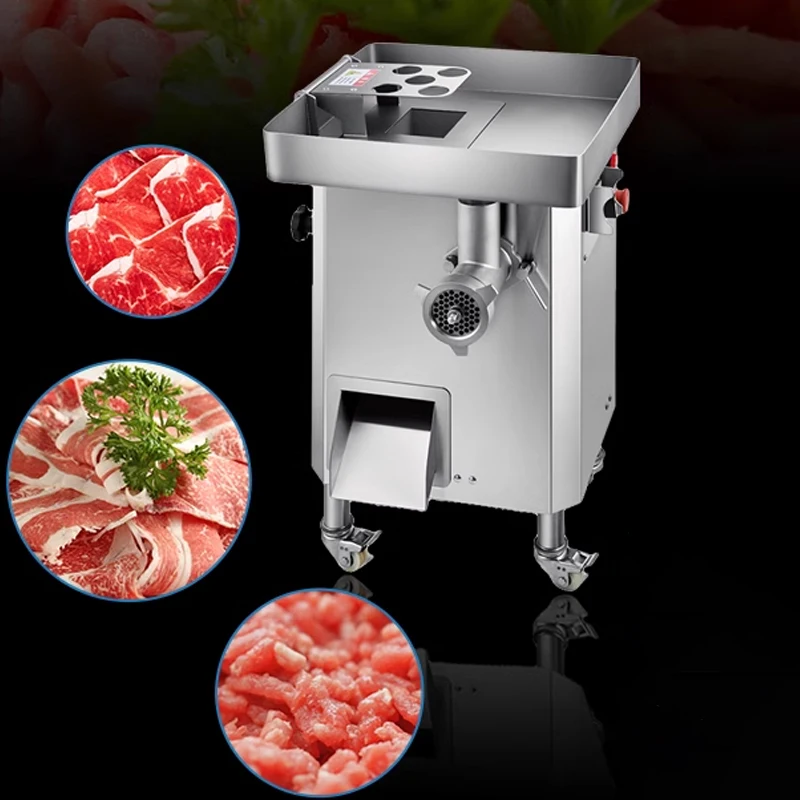 高品質牛肉スライサーのデュアル機能を備えたカスタマイズされた電気ミートグラインダー