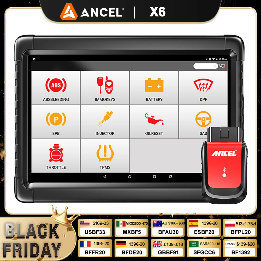 Comment utiliser l’Ancel X6 pour réinitialiser le BMS de votre véhicule