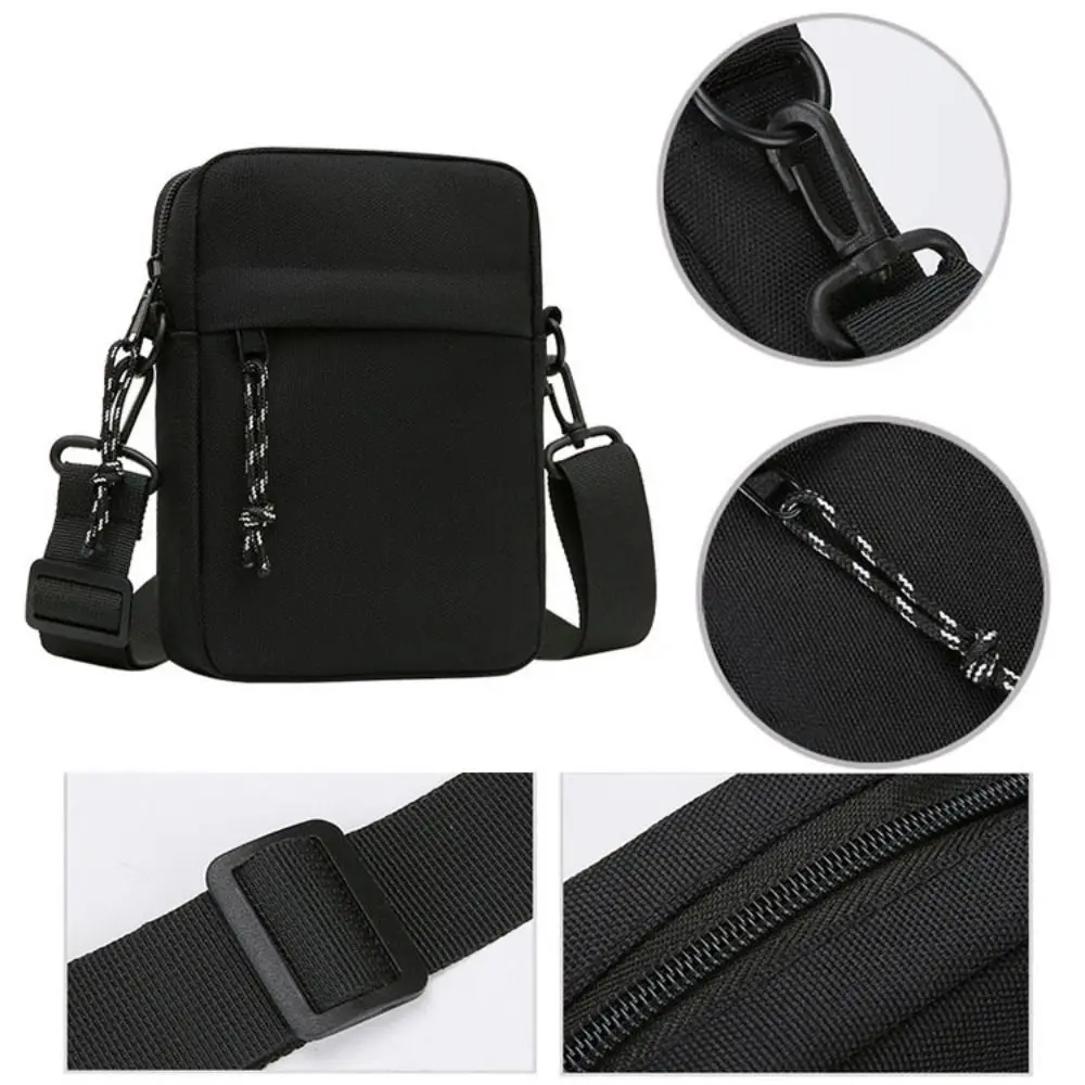 Small Crossbody Shoulder Bag Men Bag Messenger Sling Bags For Men Casual Canvas Small Zipper Crossbody Pouch