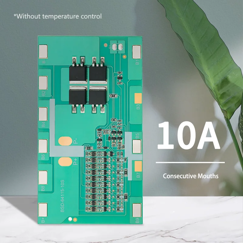 Bisida BMS 10S 36V 10A Lithium Battery Charger Protection Board Battery Management System for Electric scooter battery pack