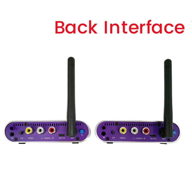 

High Quality-AV530 5.8Ghz Wireless Video Digital Set-Top Box Wireless Sharing Multifunction Transmitter Receiver Easy To Use Wit