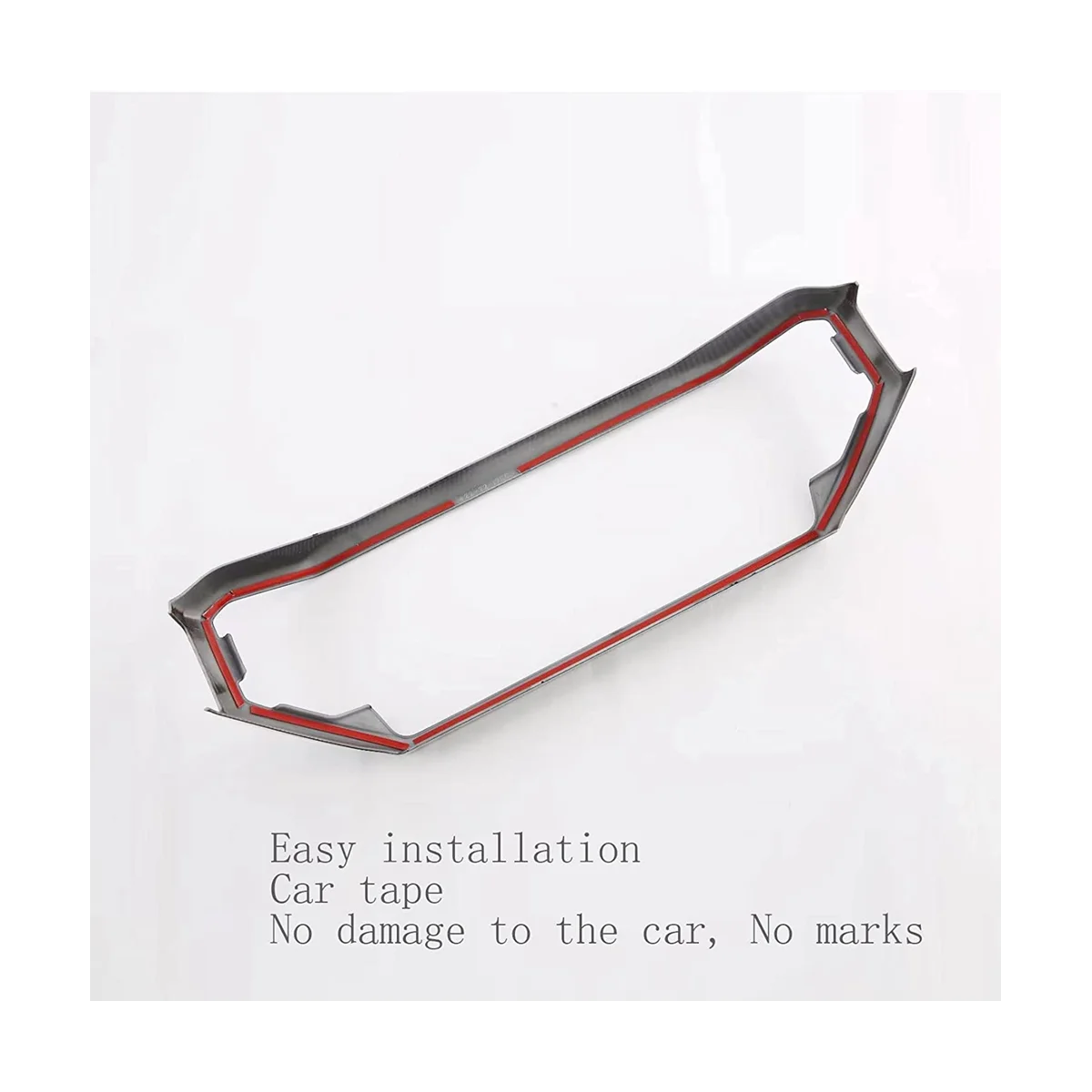 

Прочно накладка на приборную панель автомобиля для Toyota Tundra 2022 2023, аксессуары для интерьера, ABS, углеродное волокно