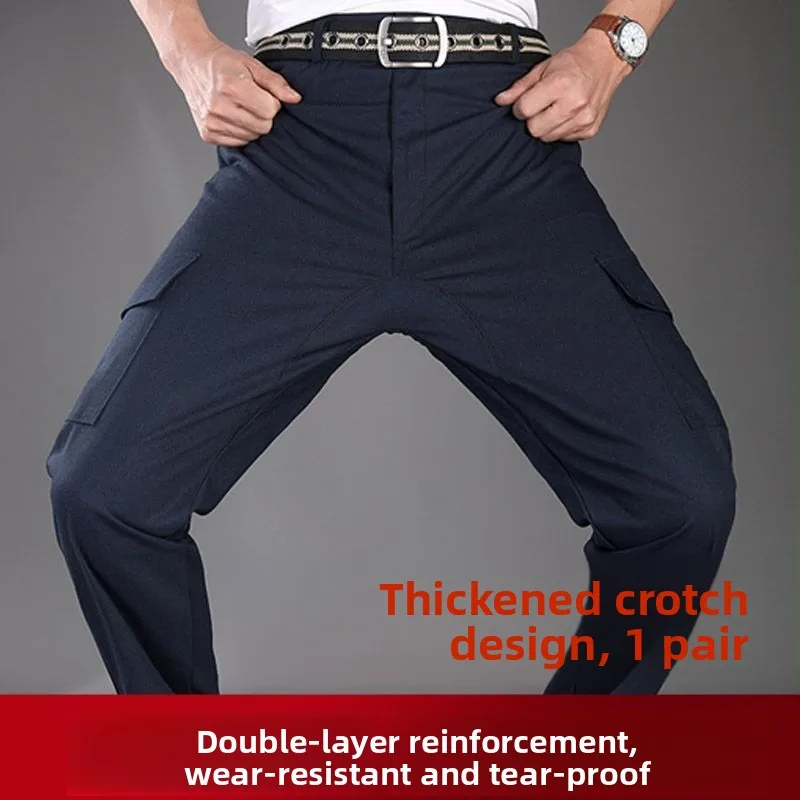 

Canvas Work Trousers Welding Casual Auttive Repair Reinforced Labor Protection against Heat Wear Resistant Dirt f...