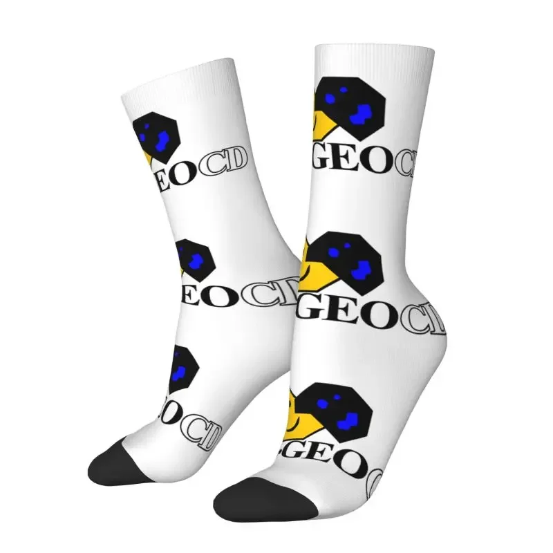 Neo Geo Logo Mens Crew Socks Unisex Novelty Neogeo Arcade Game Spring Summer Autumn Winter Dress Socks