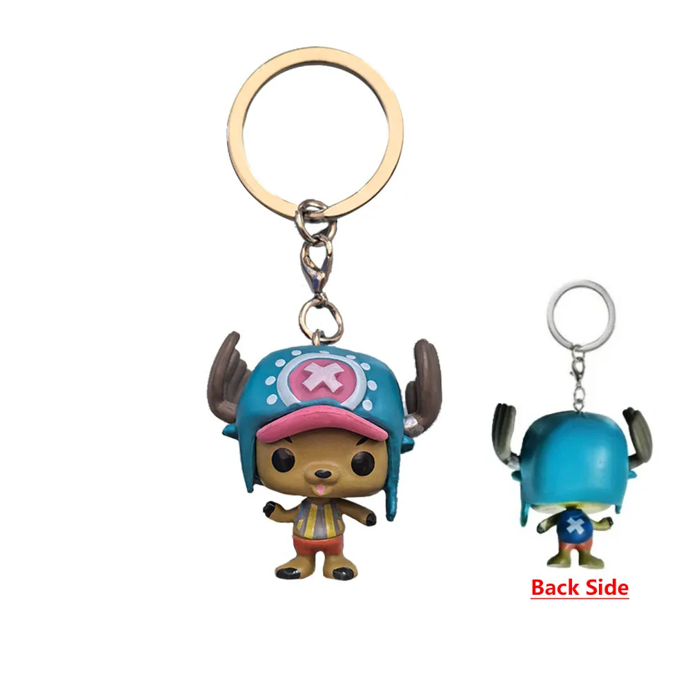 Anime Wano Country Figur Schlüsselanhänger Luffy Roronoa Zoro Tony Chopper Anhänger Schlüsselring Rucksack-Hängedekoration – Detail 5