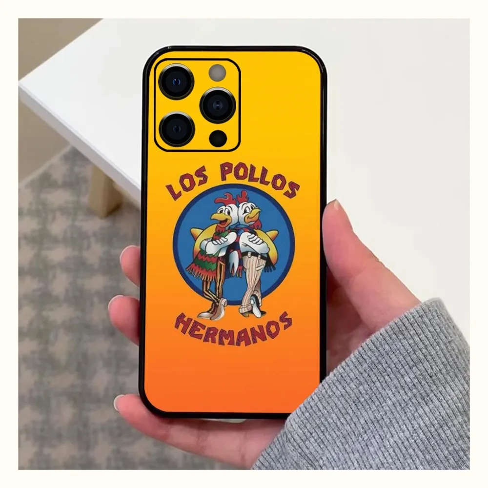 Los Pollos H-Hermanos chicken  Phone Case For iPhone 11 12 13 Mini 13 14 15 Pro XS Max X 8 Plus SE XR Shell