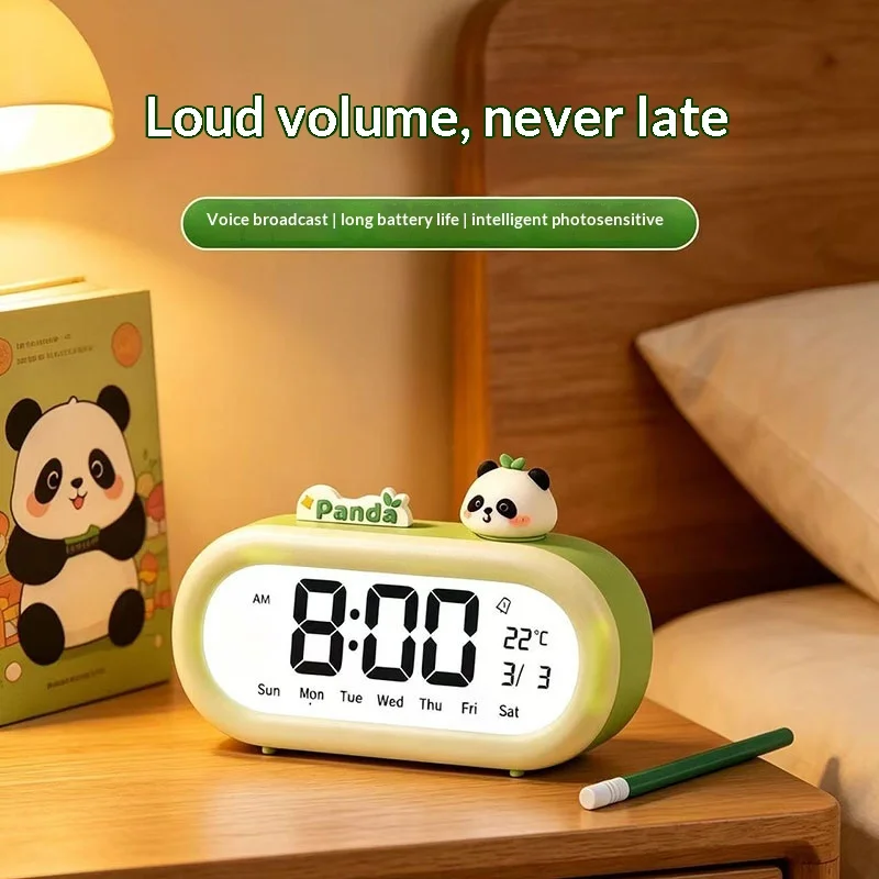 Multi-Function Intelligent Alarm Clock with Temperature 3 Groups of Alarms New Model for Waking up