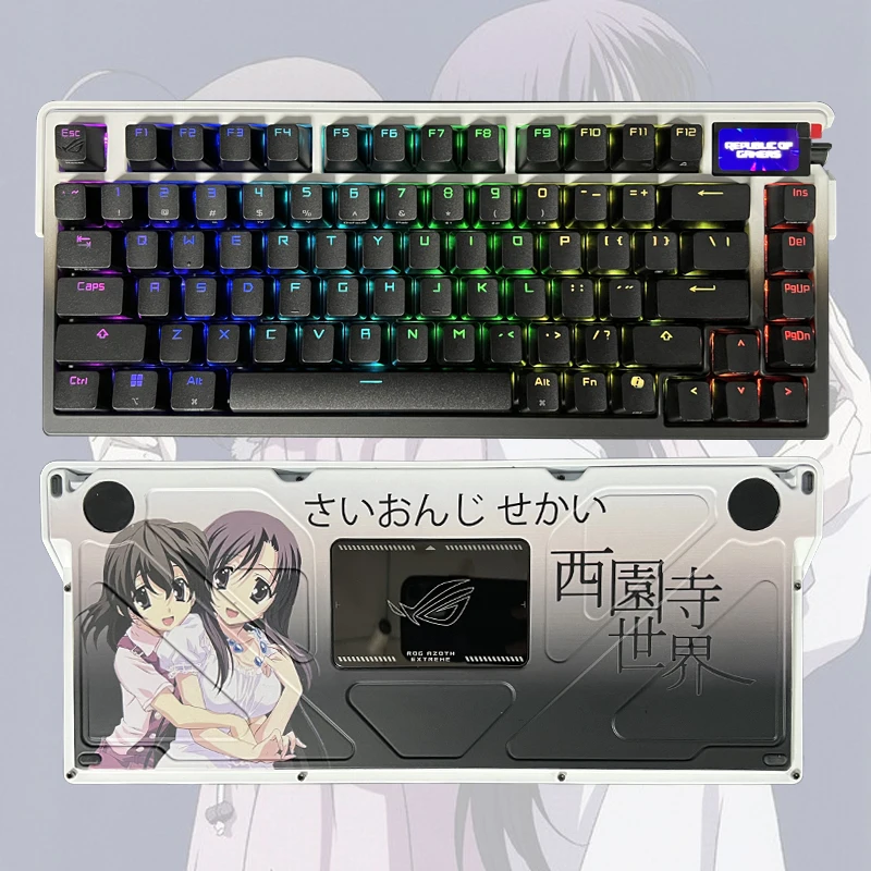 Tastiera meccanica ROG Extreme al 75% Tastiera meccanica RGB wireless tri-modale cablata Bluetooth personalizzata per ufficio da gioco