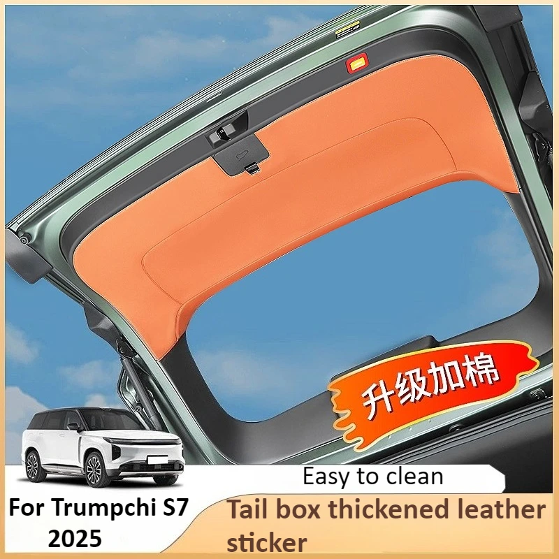 

For GAC Trumpchi S7 2025 2026 trunk door anti-kick mat scratch-resistant wear-resistant interior accessories